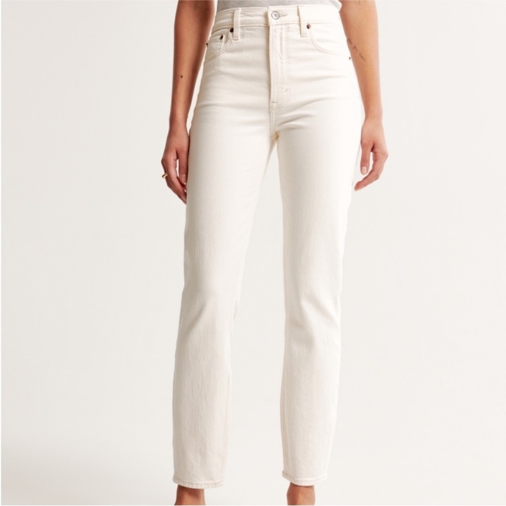 Abercrombie & Fitch High Waist Mom Jeans Curve Love